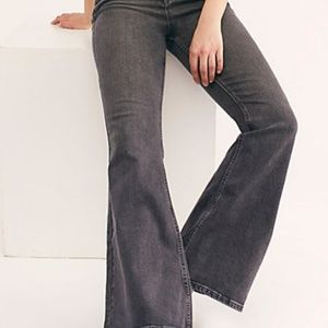 CRVY Robyn High-Rise Flare Jeans